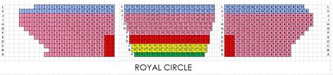 london palladium seating plan royal circle.